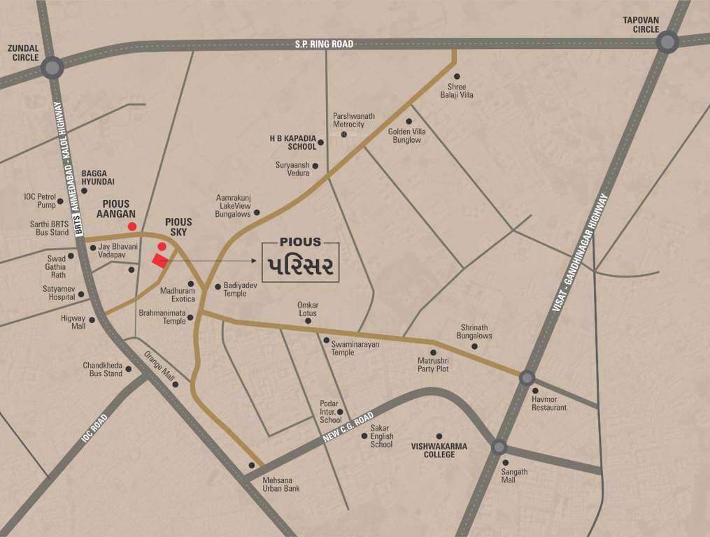  pious parisar Location Plan