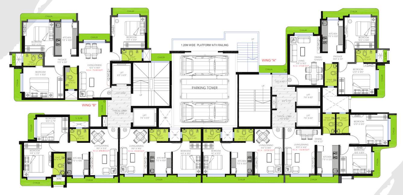 the greens radhakunj The Greens Radhakunj Cluster Plan