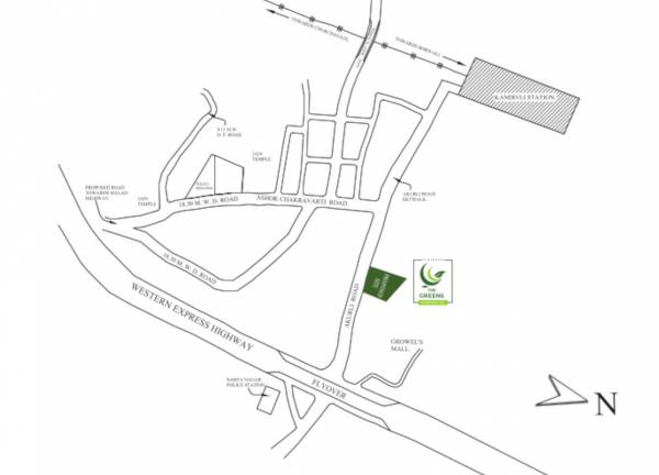  the-greens-radhakunj Location Plan