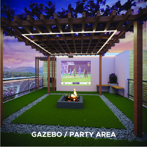  the greens radhakunj Gazebo