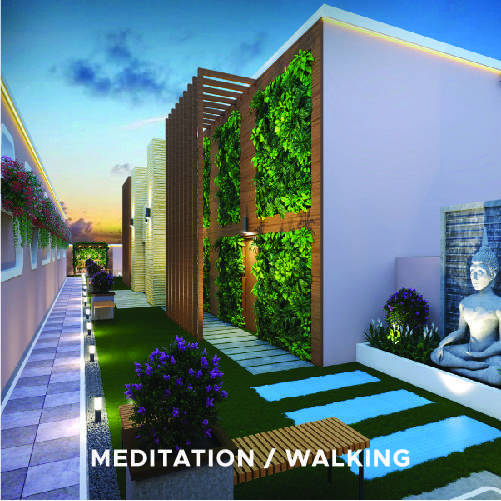 the greens radhakunj Yoga/Meditation Area
