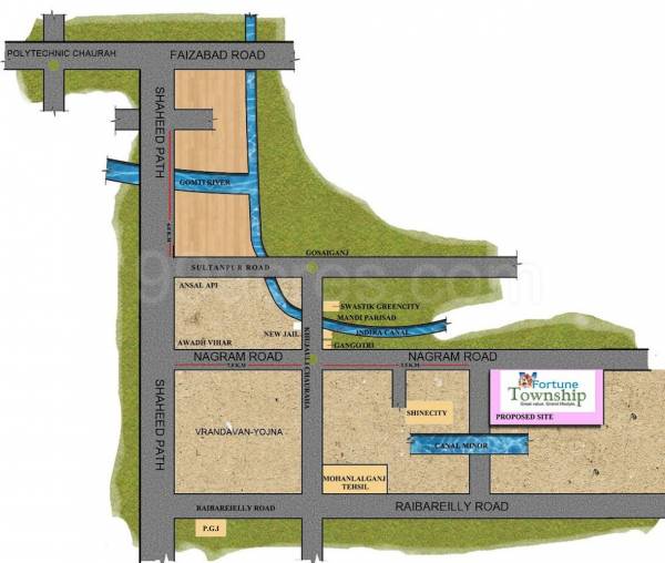  fortune-city Location Plan