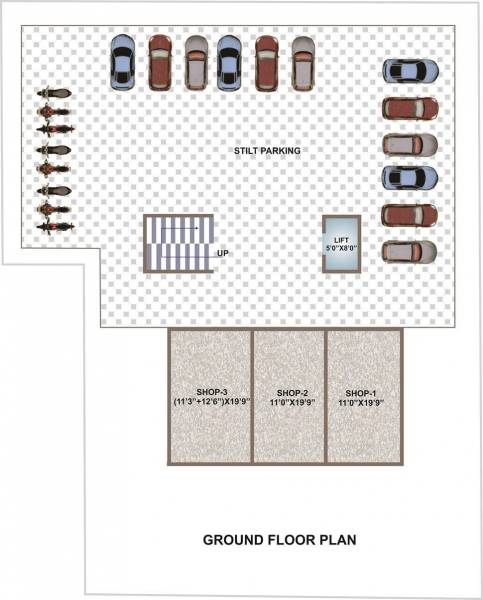  symphony Cluster Plan from ground to 1st Floor