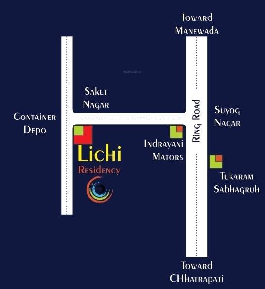  lichi residency Location Plan