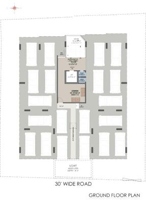  24-carat-saffron 24 Carat Saffron Cluster Plan for ground Floor
