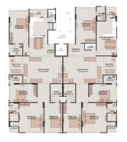  24-carat-saffron 24 Carat Saffron Typical Cluster Plan
