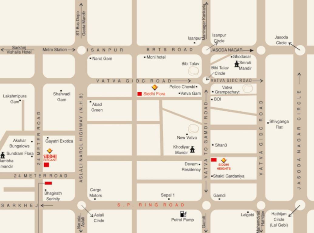  siddhi greens Location Plan