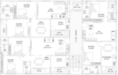 Dhatri Residency Cluster Plan from 1st to 6th Floor dhatri-residency Dhatri Residency Cluster Plan from 1st to 6th Floor