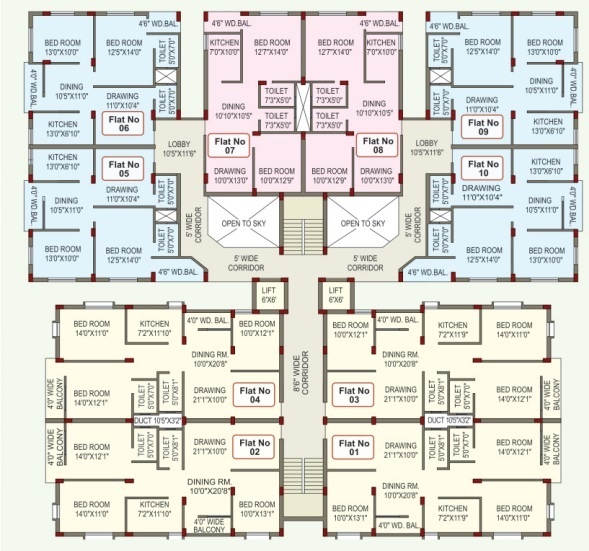  residency 2 Block A Cluster Plan