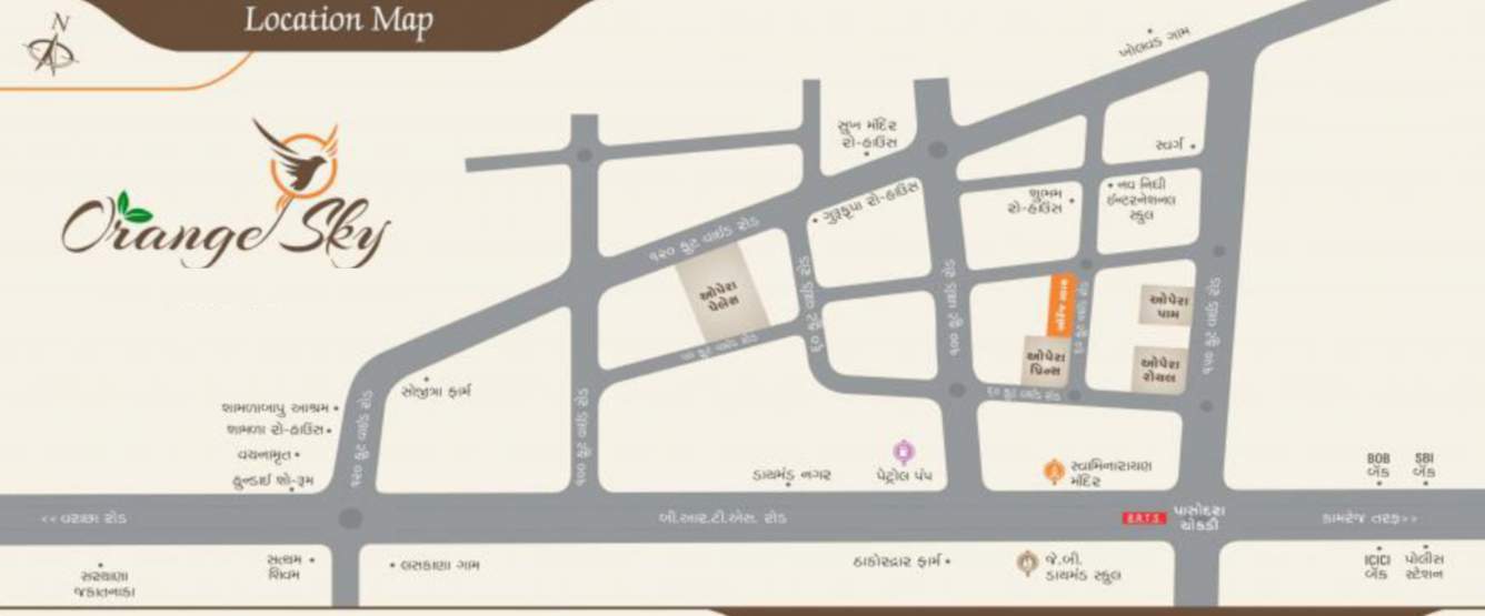  orange sky Location Plan