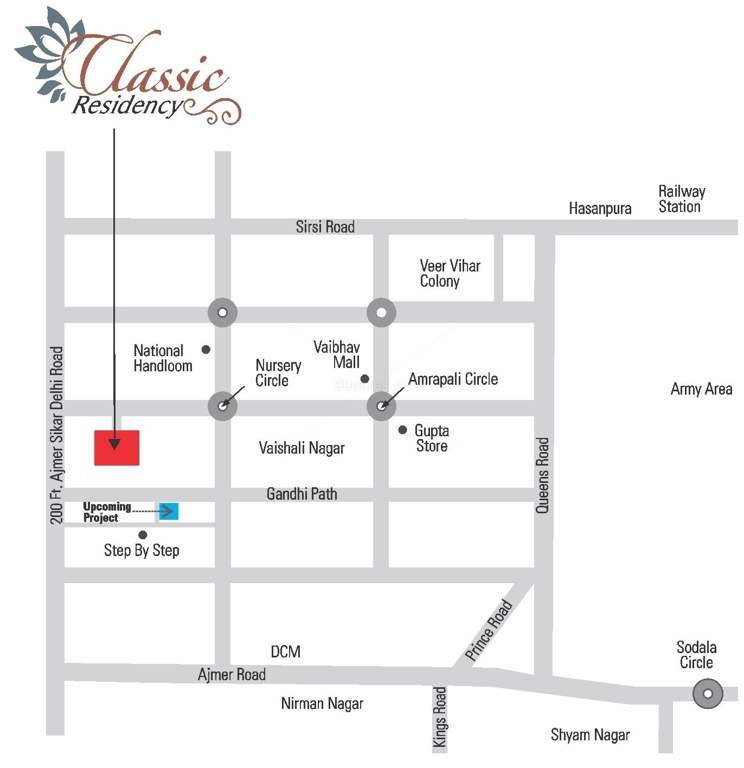  classic residency Location Plan