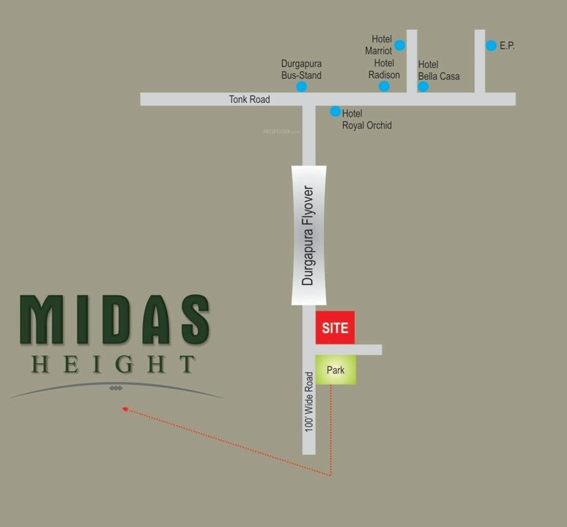  midas height Location Plan