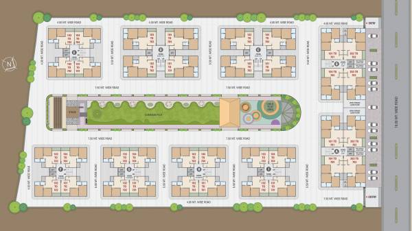  riviera Block A Cluster Plan From 2nd To 7th Floor