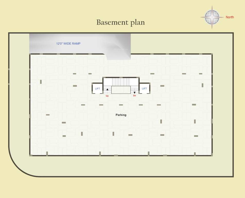  shlok heights Shlok Heights Cluster Plan for Basement