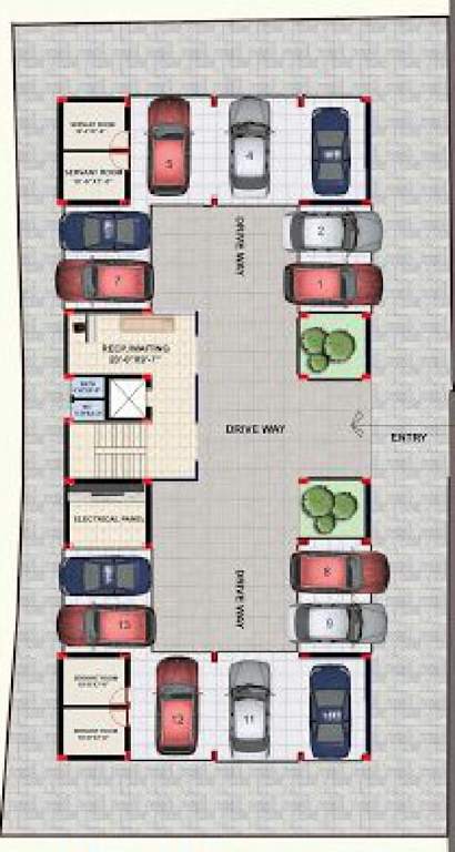  sharada residency Ambition Sharada Residency Cluster Plan from ground to 1st Floor