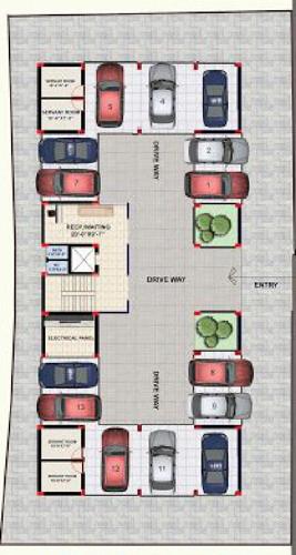 Ambition Sharada Residency Cluster Plan from ground to 1st Floor sharada-residency Ambition Sharada Residency Cluster Plan from ground to 1st Floor