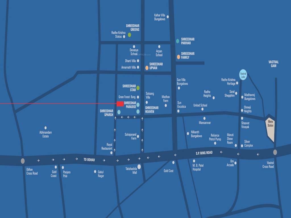  shreedhar sky Location Plan
