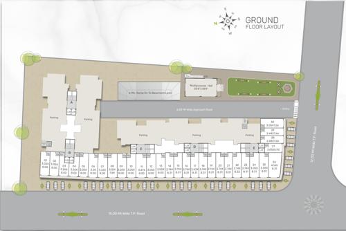  shree-siddheshwar-highstreet Block A To Block E To Cluster Plan For Ground Floor