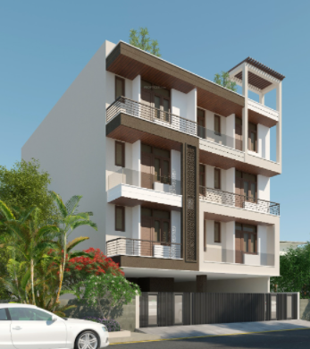 Elevation skyline-nirman-apartment Elevation
