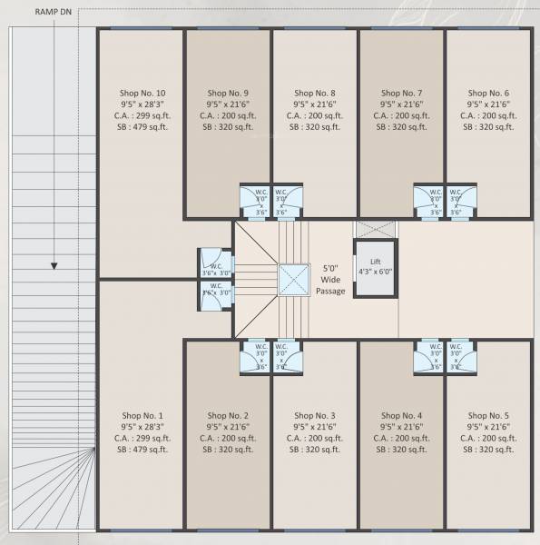  avenue Avenue Cluster Plan For Ground Floor