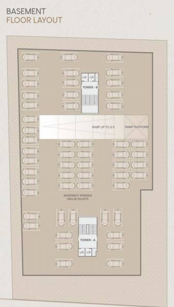  arika Tower A,B Cluster Plan For Basement