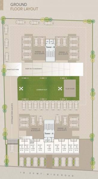  arika Tower A Cluster Plan For Ground Floor