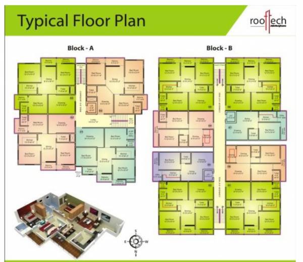  royal-garden-phase-1 Block A Cluster Plan