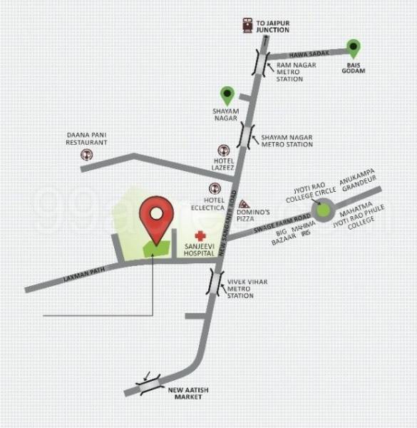  pushpa-pinnacle Location Plan