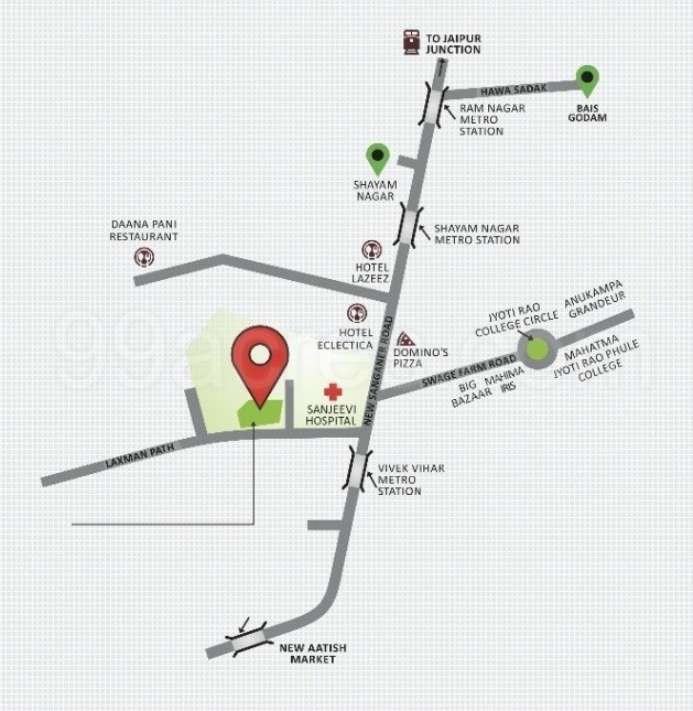  pushpa pinnacle Location Plan