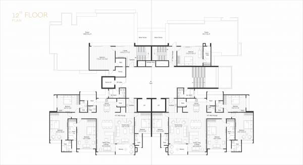  enclave Enclave Cluster Plan For 12th Floor