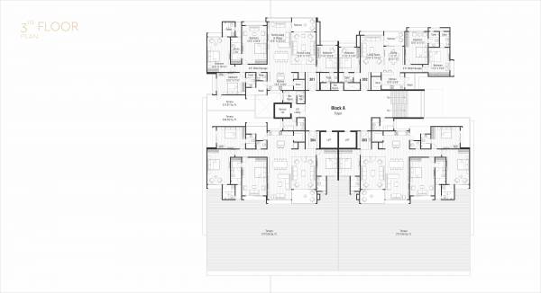 enclave Enclave Cluster Plan For 3rd Floor