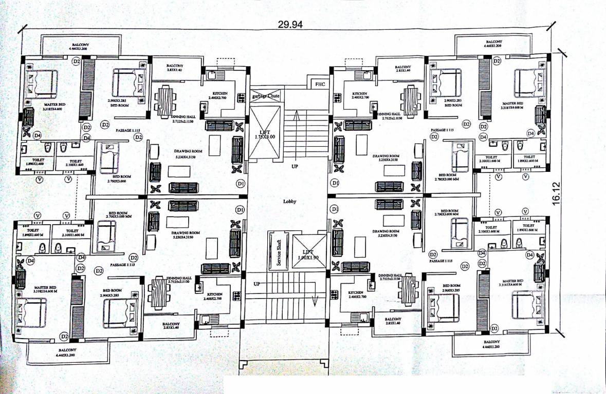  dwarka apartment Elevation