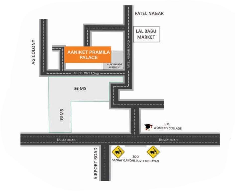  pramila palace Location Plan