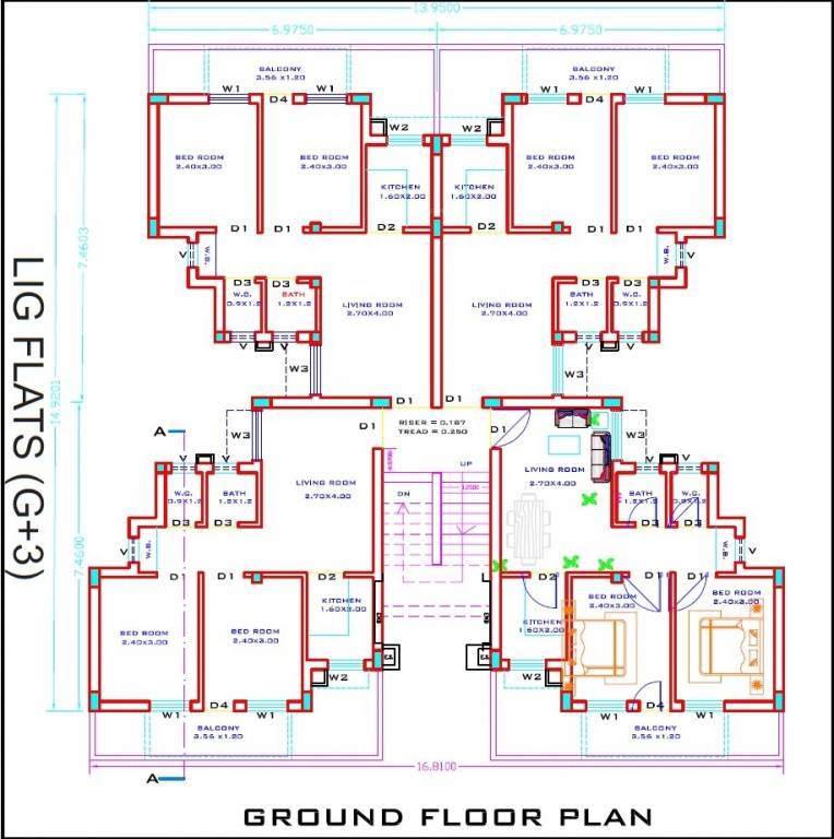  awas bhawan Cluster Plan