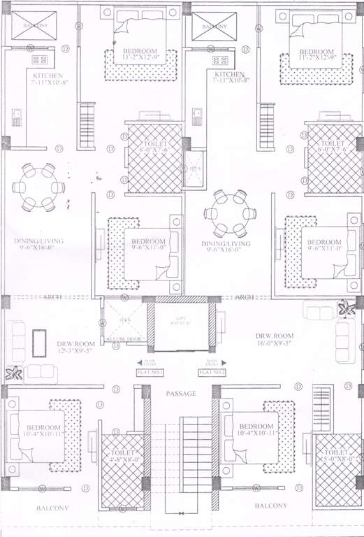  shauraya society Shauraya Society Cluster Plan For 1st Floor