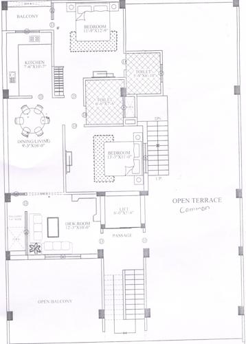  shauraya-society Shauraya Society Cluster Plan For 2nd Floor