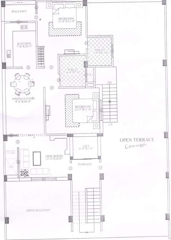  shauraya society Shauraya Society Cluster Plan For 2nd Floor