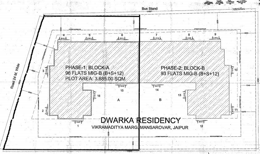  dwarka residency Master Plan