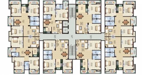 Cluster Plan dream-homes-residency Cluster Plan