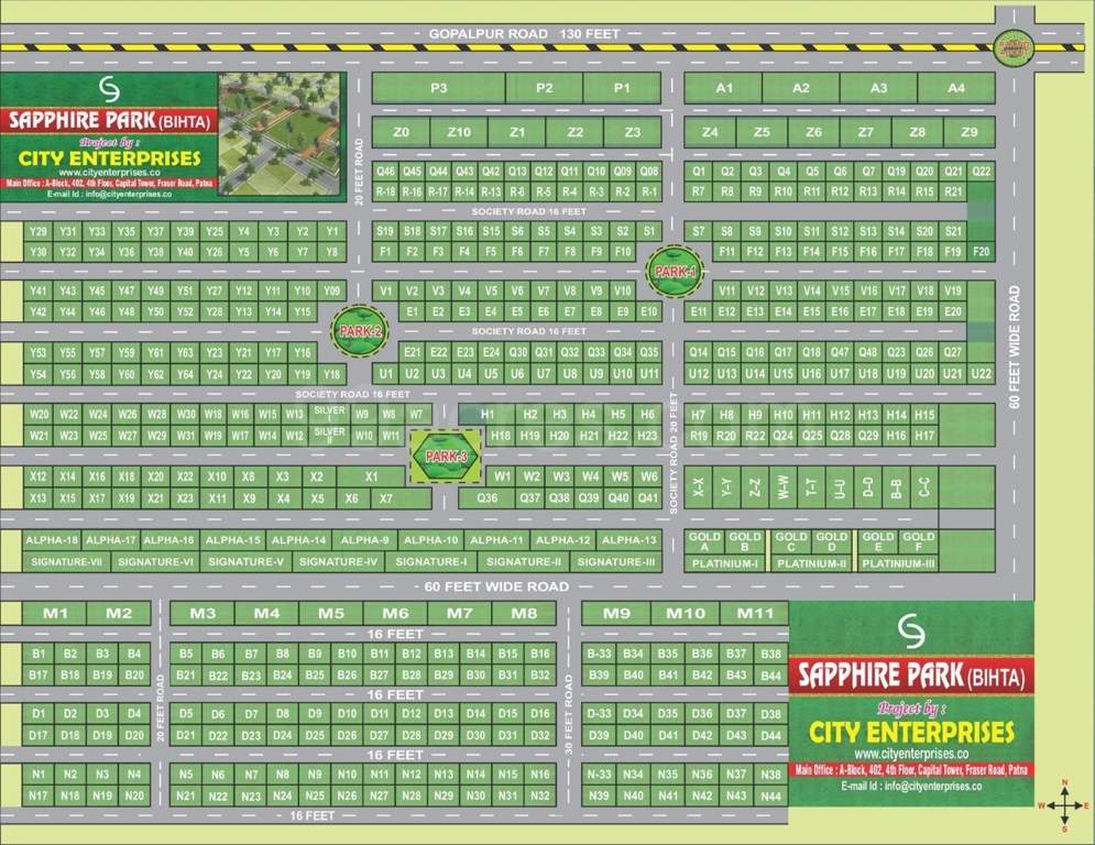  sapphire park Master Plan