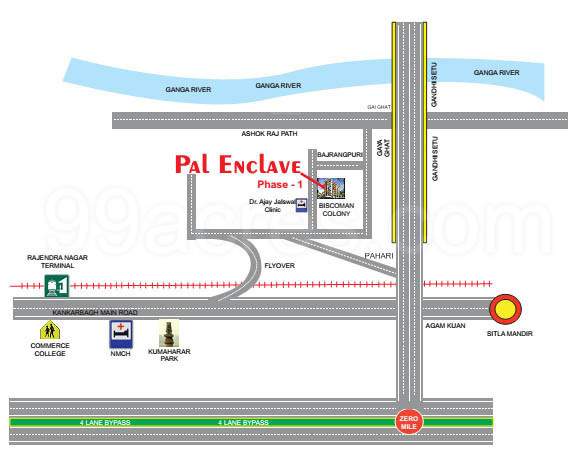  pal enclave Location Plan