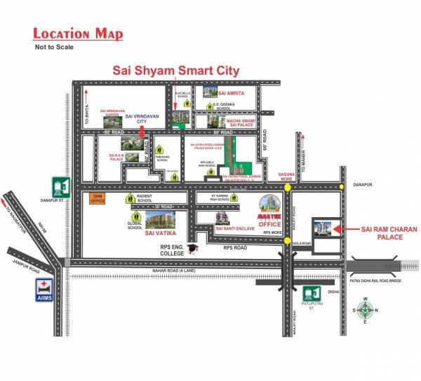  sai-shyam-smart-city Location Plan