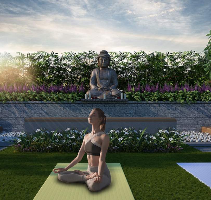  veena smart homes Yoga/Meditation Area