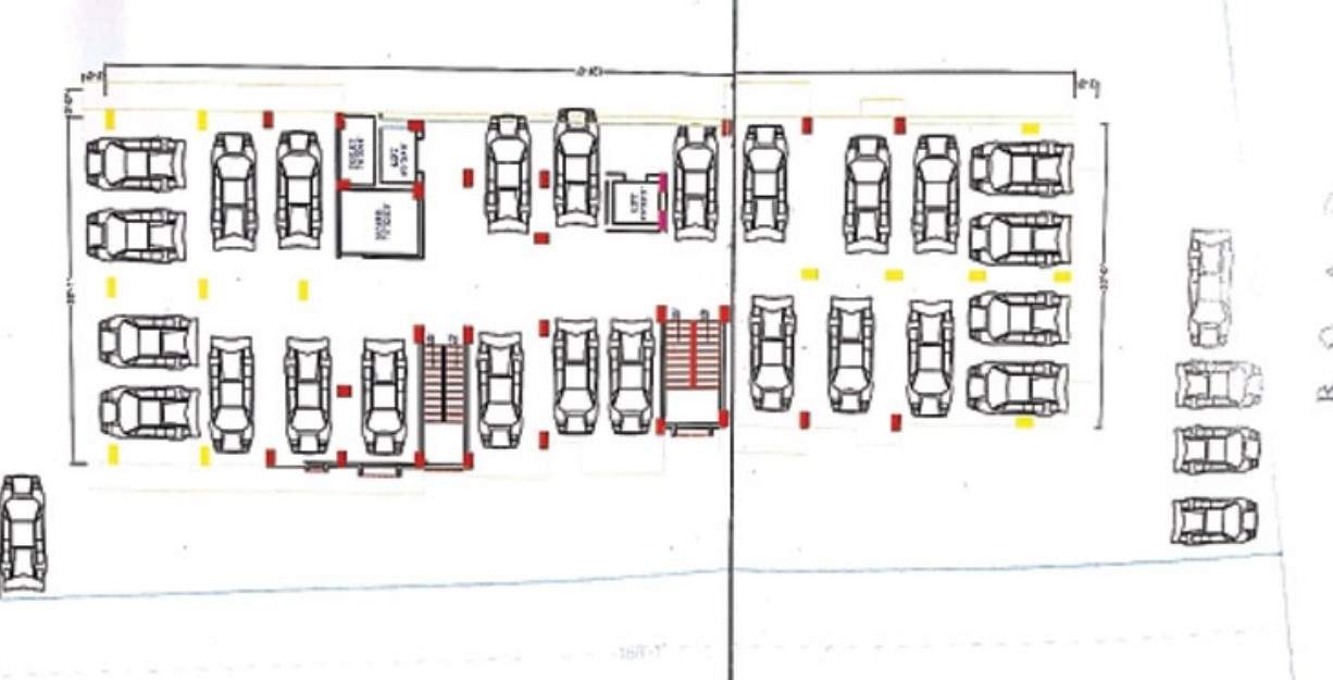  ramesh mansion Tower 1 Cluster Plan for ground Floor