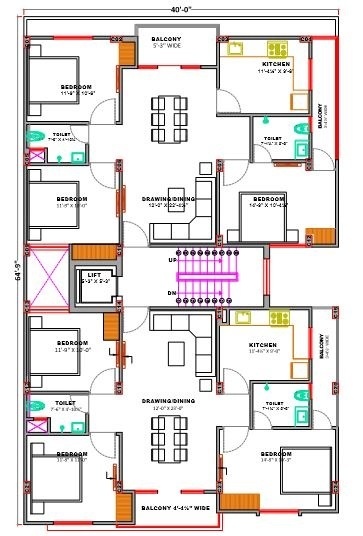  pj-radha-swami-nagar-flats Cluster Plan