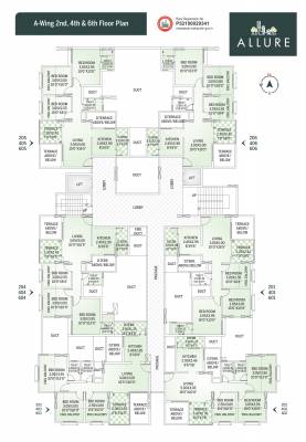  allure Allure Wing A Cluster Plan For Even Floor