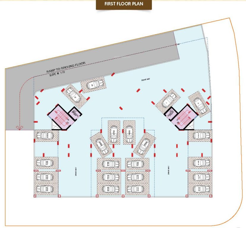  radhe mohan Radhe Mohan Cluster Plan For 1st Floor