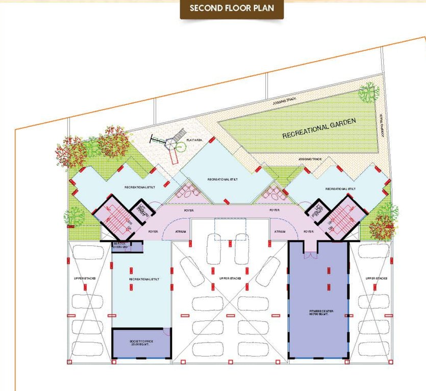  radhe mohan Radhe Mohan Cluster Plan For 2nd Floor