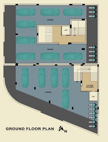  luxuria-1-and-2 Block 1 Cluster Plan from ground to 1st Floor