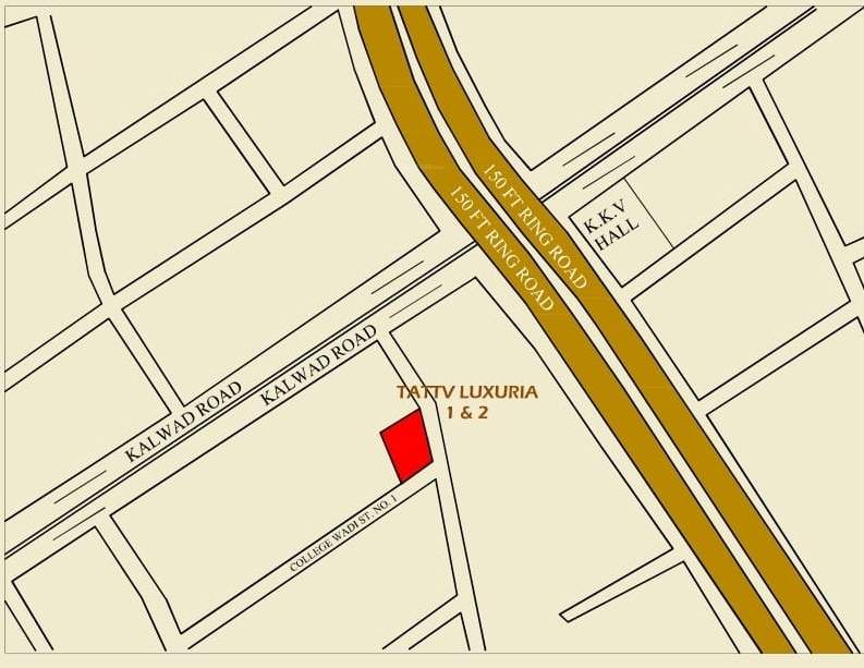  luxuria 1 and 2 Location Plan